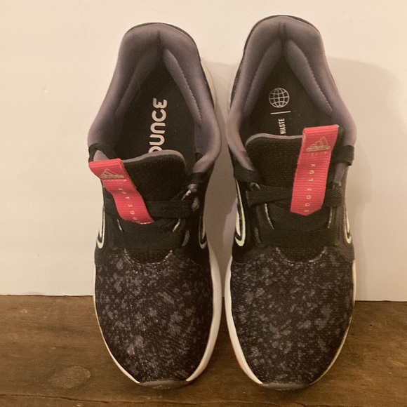 Adidas Edge Lux bounce size 7 black grey pink - Picture 2 of 9